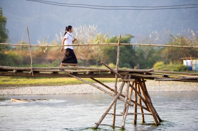 Brücke in Myanmar