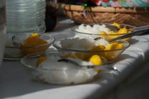 Klebreis mit Mango