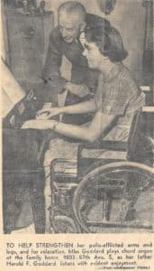 Fay at the piano